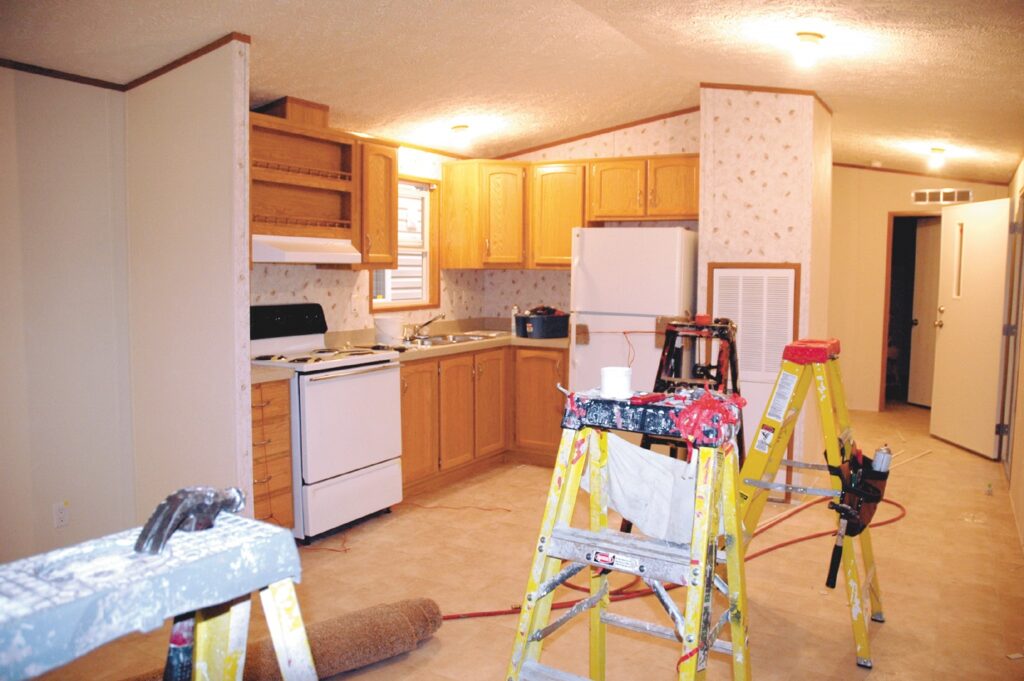 Modern kitchen renovation with custom cabinetry, quartz countertops, and upgraded lighting.