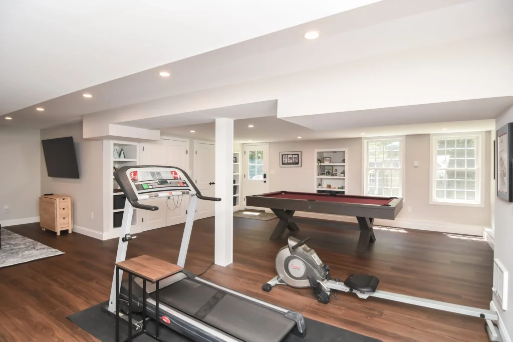 Modern renovated basement