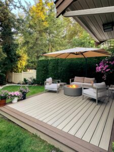 Chris & Santa Project – Composite Decking Over Concrete Patio