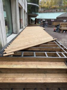 Little Prints Daycare — Deck Removal and Rebuild Project