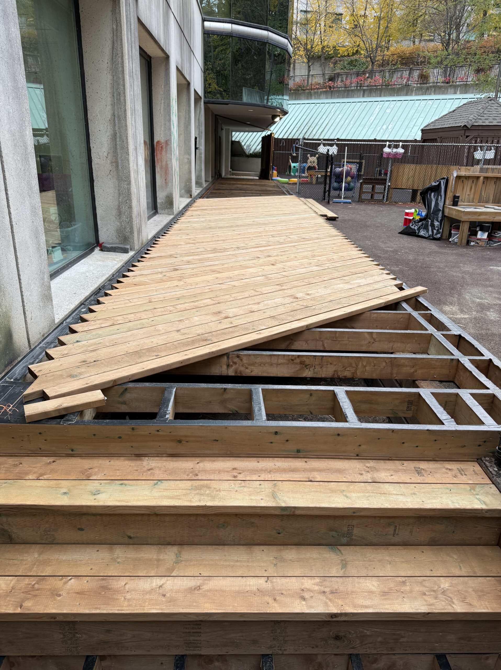 Little Prints Daycare — Deck Removal and Rebuild Project