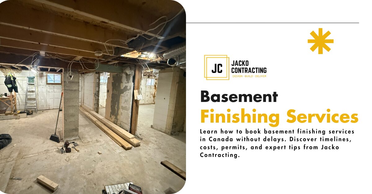 basement finishing services Canada