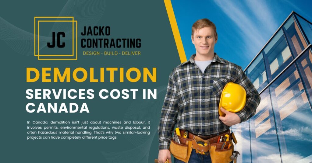 demolition services cost Canada