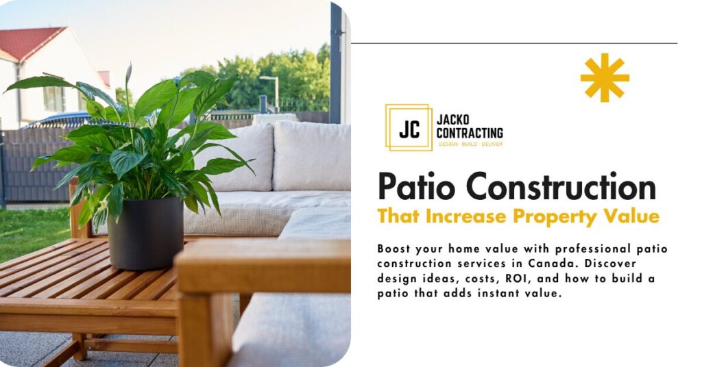 patio construction services