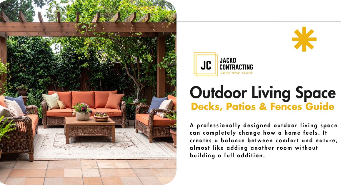 outdoor living space builders near me