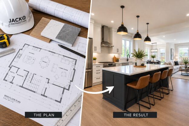 Renovation planning drawings that prevent budget overruns, by Jacko Contracting