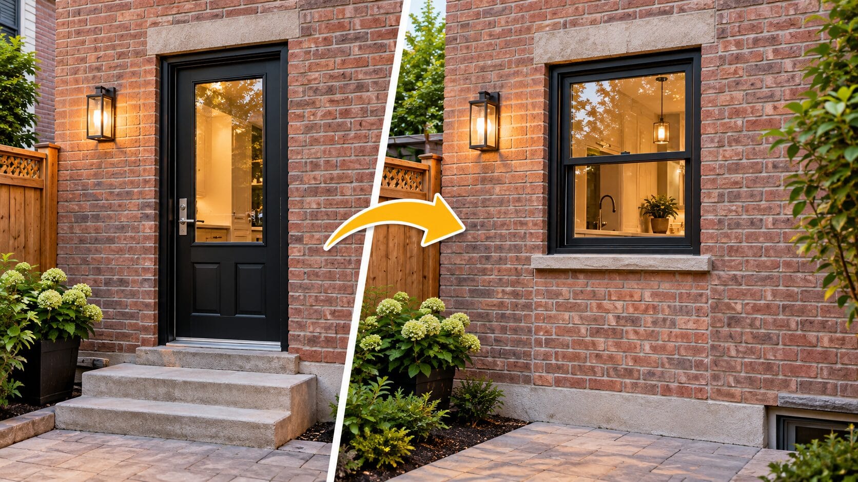 Replacing a Back Door with a Window in a Brick Wall: Toronto Cost & Permit Guide